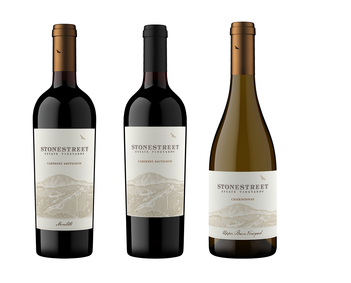 A selection of Stonestreet Estate Vineyards Library wines